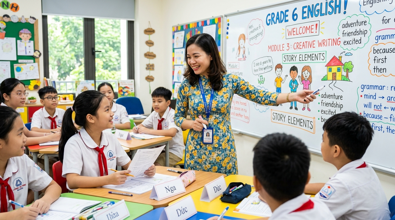 Lớp học Tiếng Anh Lớp 6 Cô Thương Nguyễn